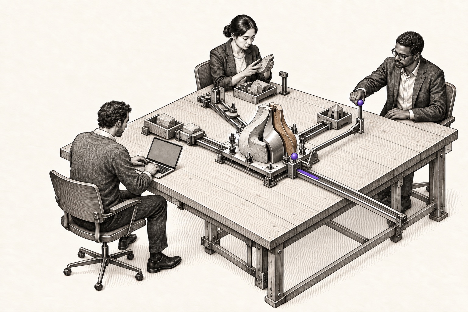 The Shared Outcome Table: Eine persönliche Oberfläche ist mit einem gemeinsamen organisatorischen System verbunden.